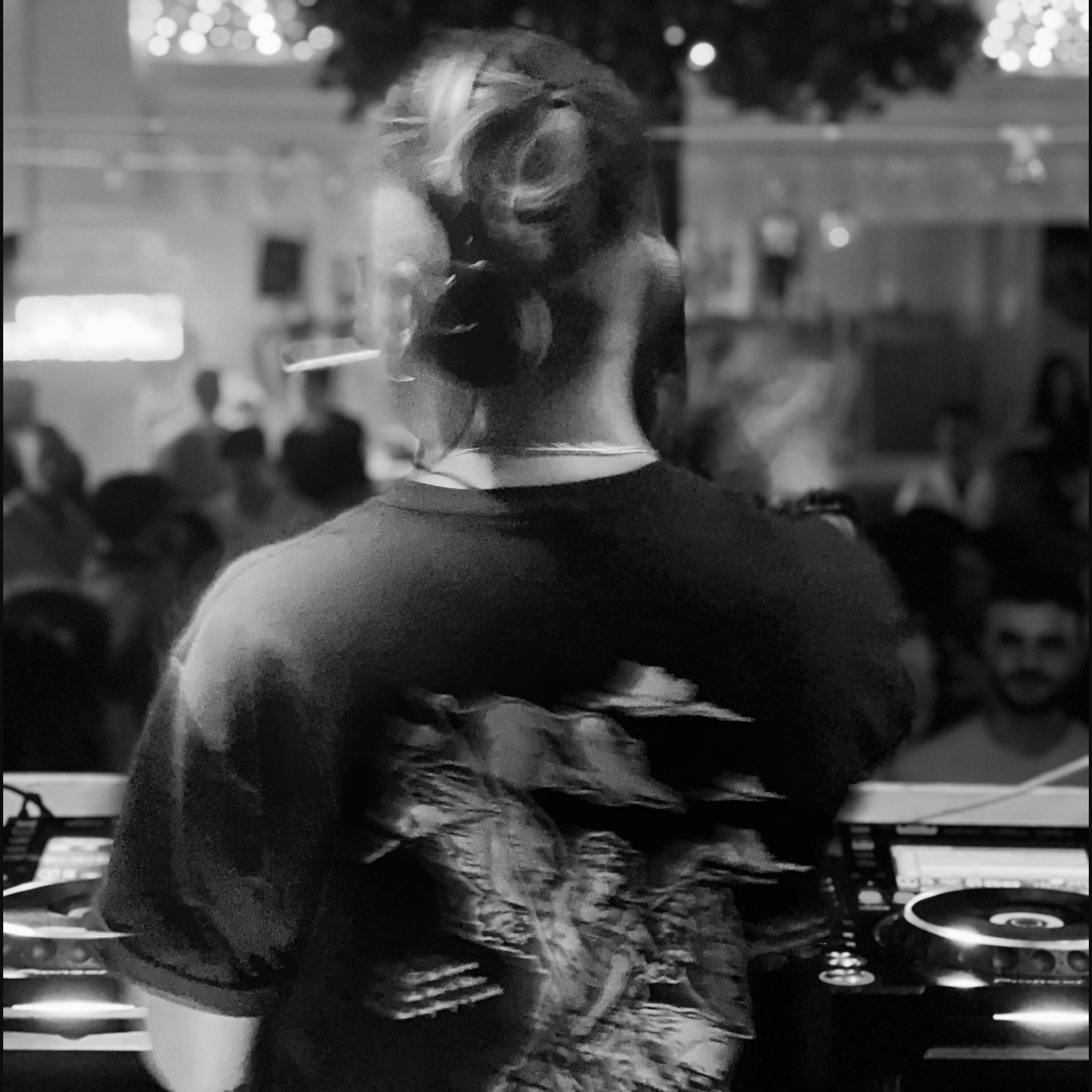 Crowd in Monopoli, Italy